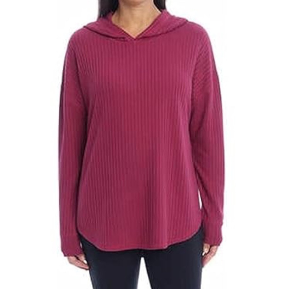 Chaser lightweight waffle knit hoodie Sz S